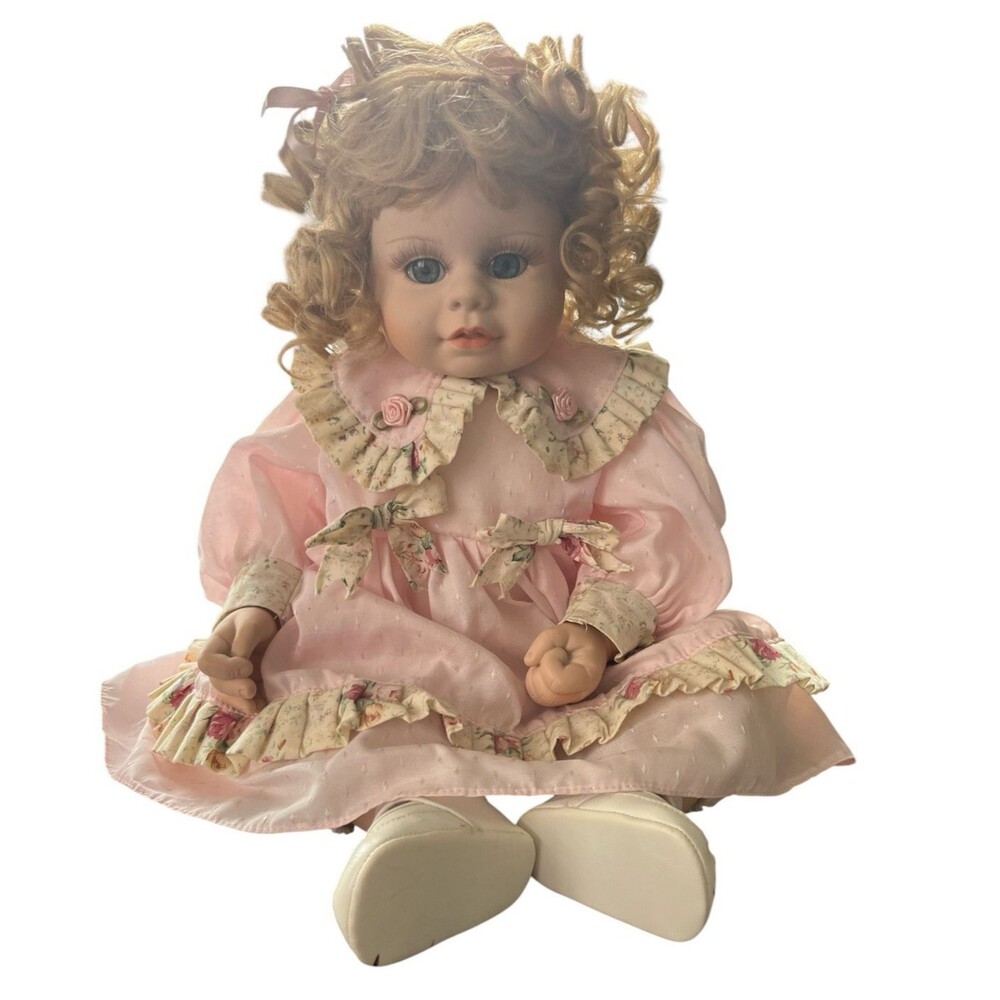 Vintage Heritage Mint Jen Baby Doll Cuddle Me Babies Collection 2000 Pink 20”